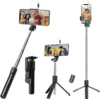 Selfie stick with tripod stand