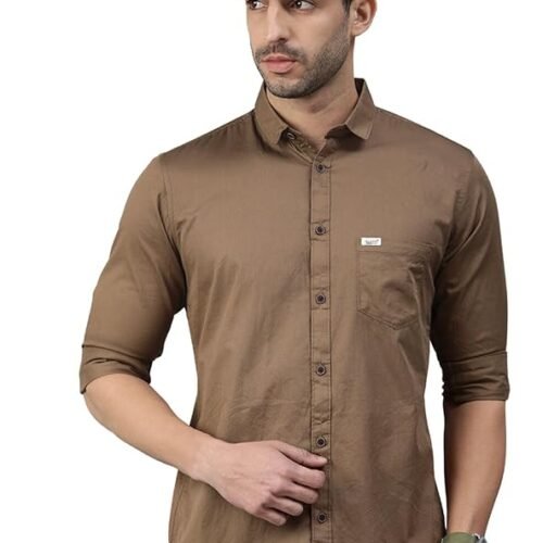 Majestic Man Men Classic Slim Fit Pure Cotton Casual Shirt